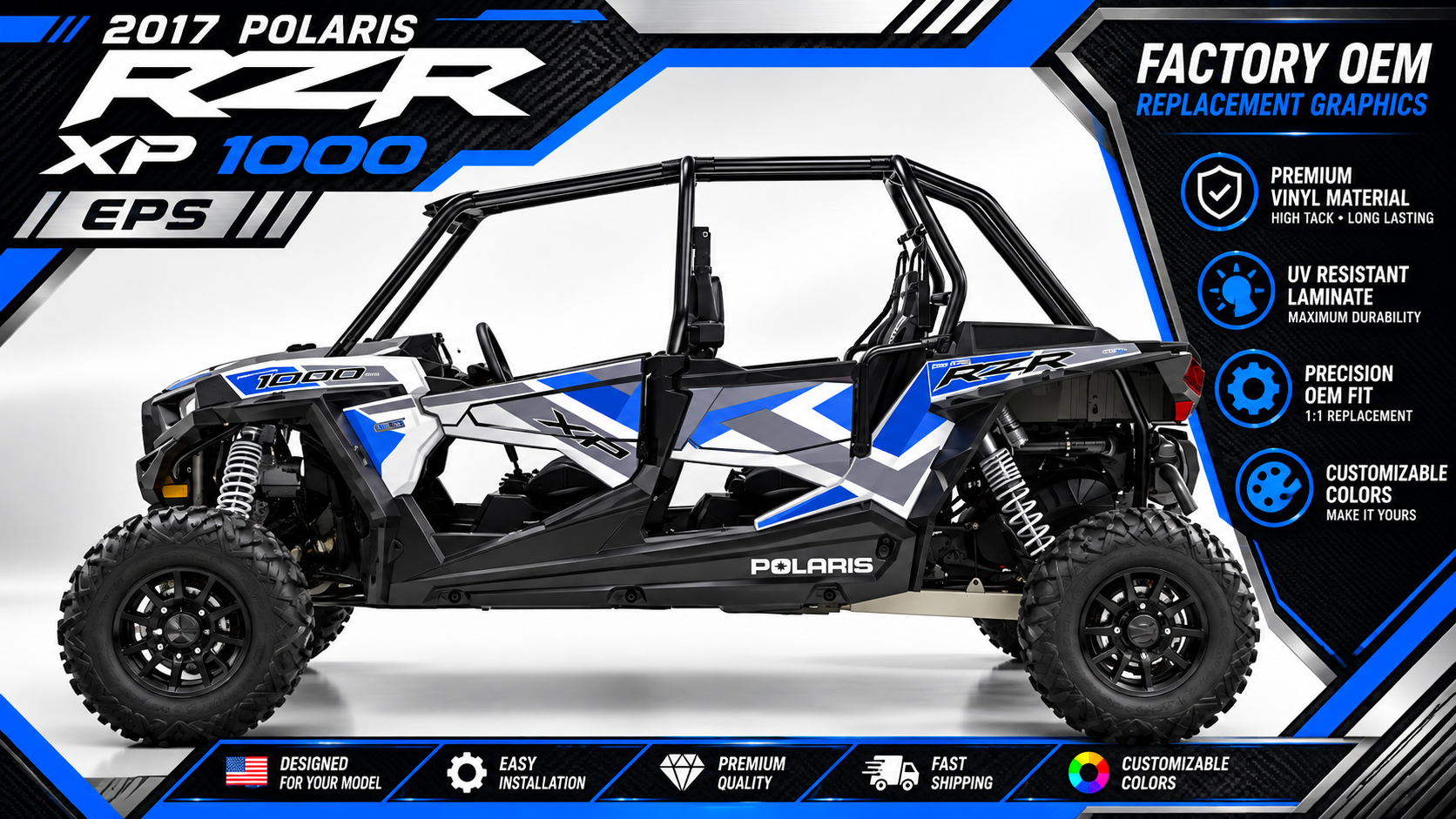 POLARIS RZR XP4 FACTORY STYLE 2014/2023