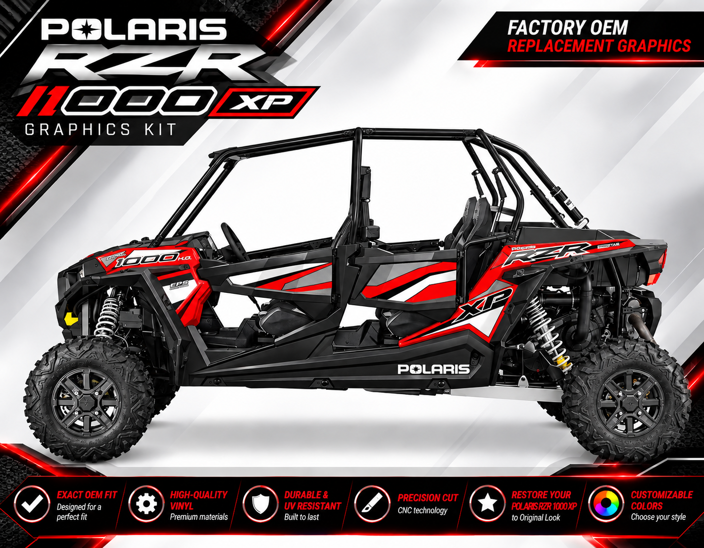 POLARIS RZR XP4 FACTORY STYLE 2014/2023