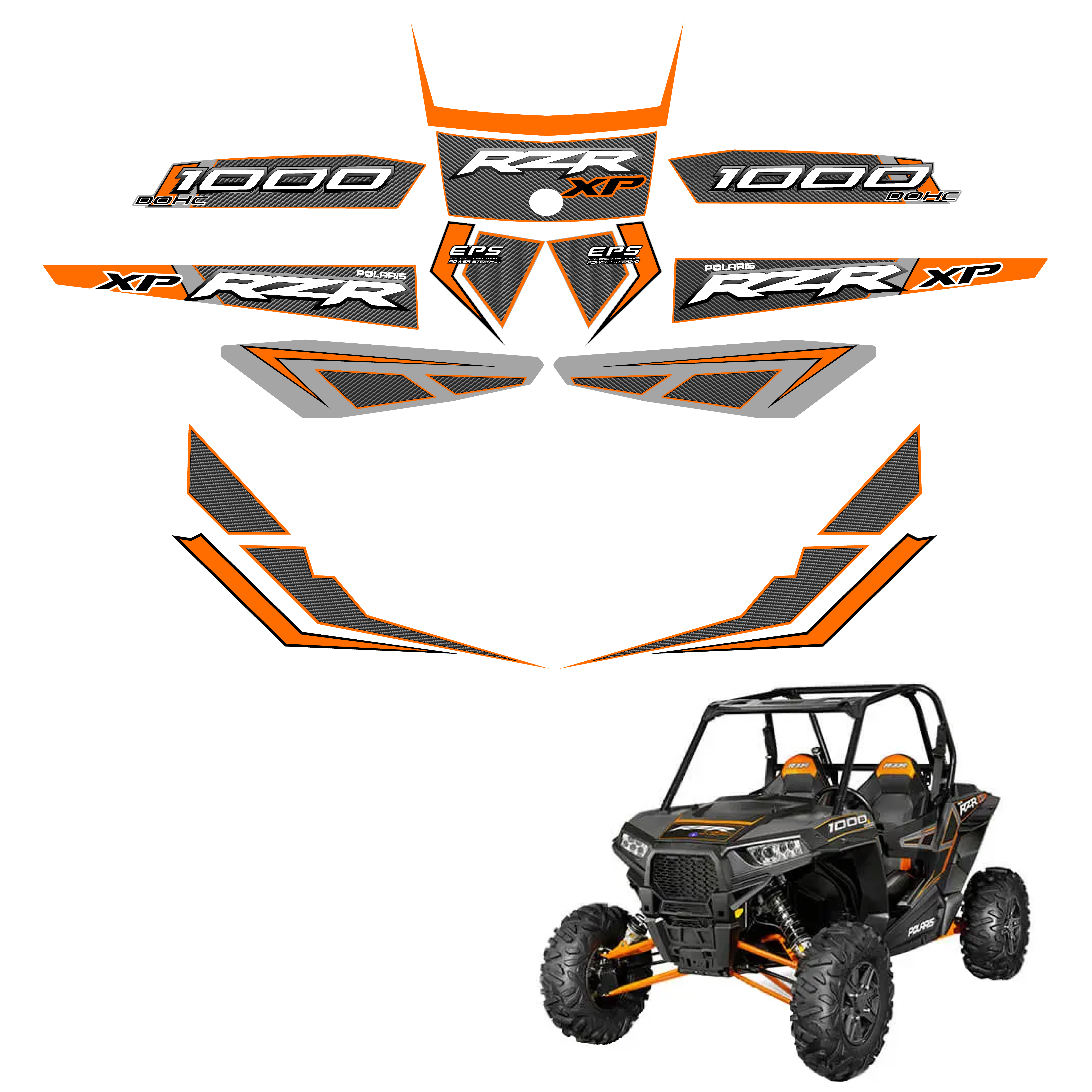 POLARIS RZR XP2 FACTORY STYLE 2014/2018