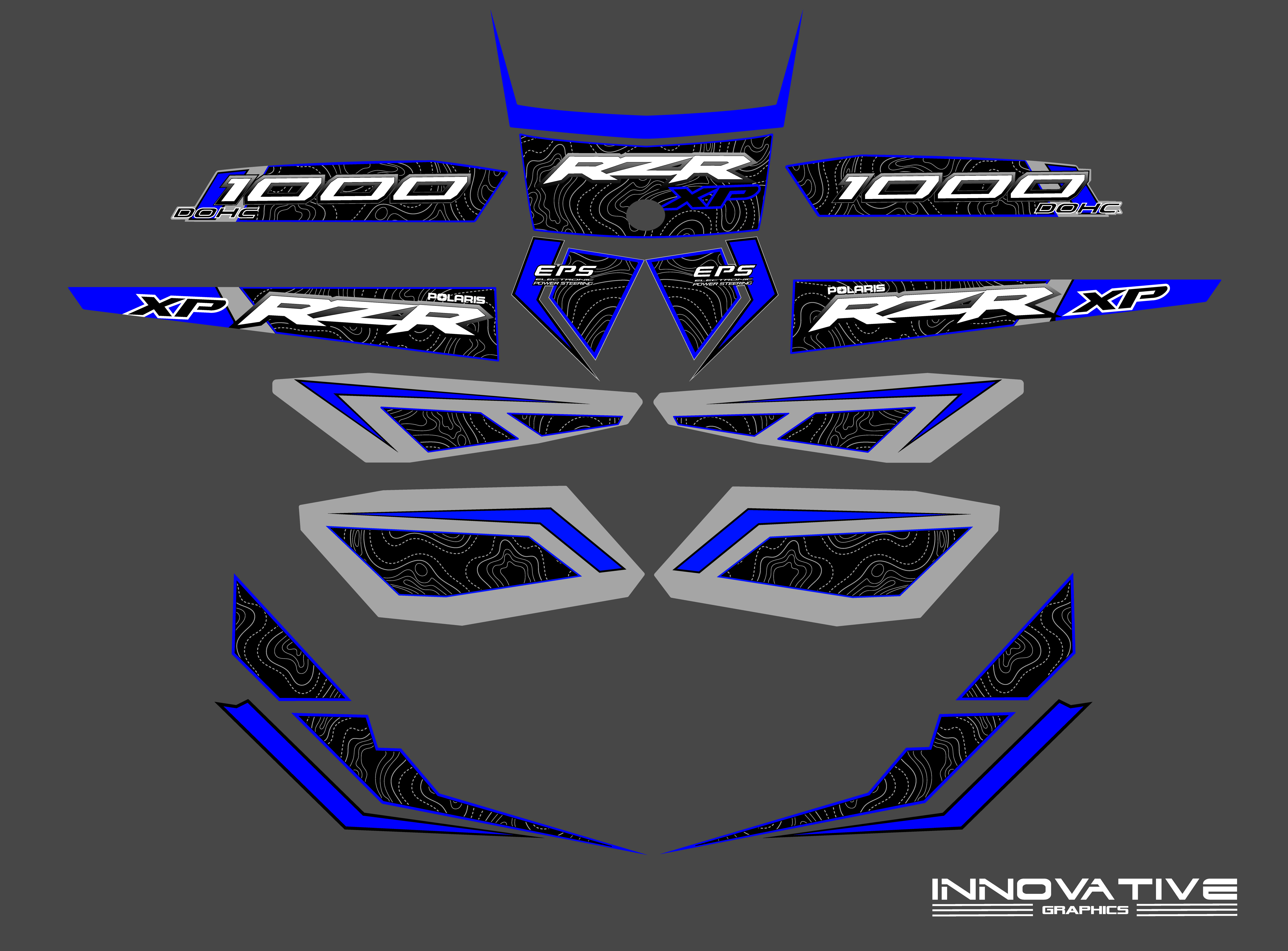 POLARIS RZR XP4 GEO FACTORY STYLE 2014/2018